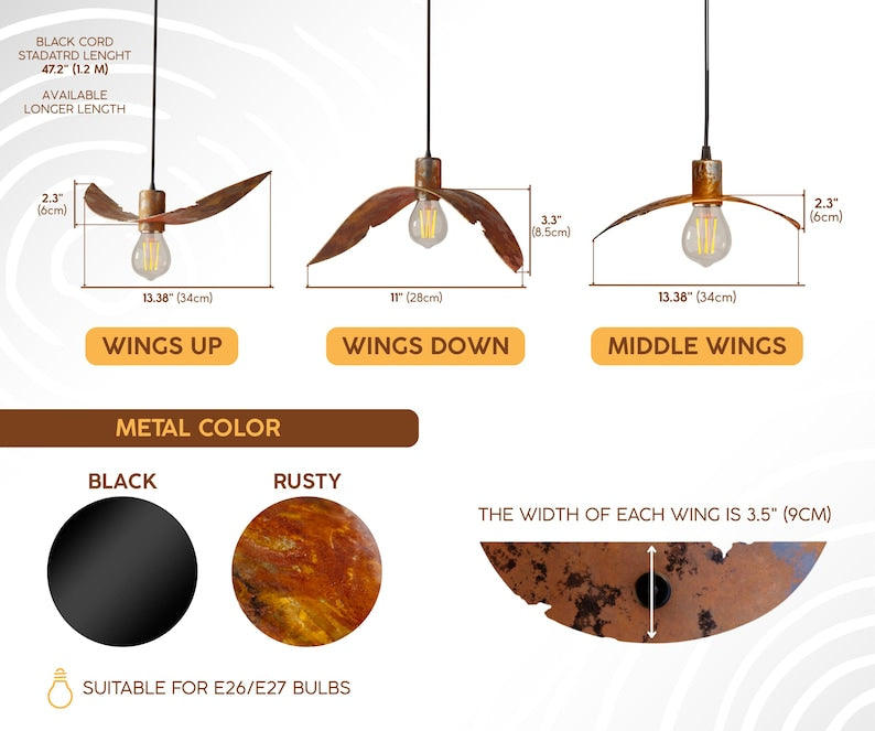 Unique Metal Ceiling Lamp