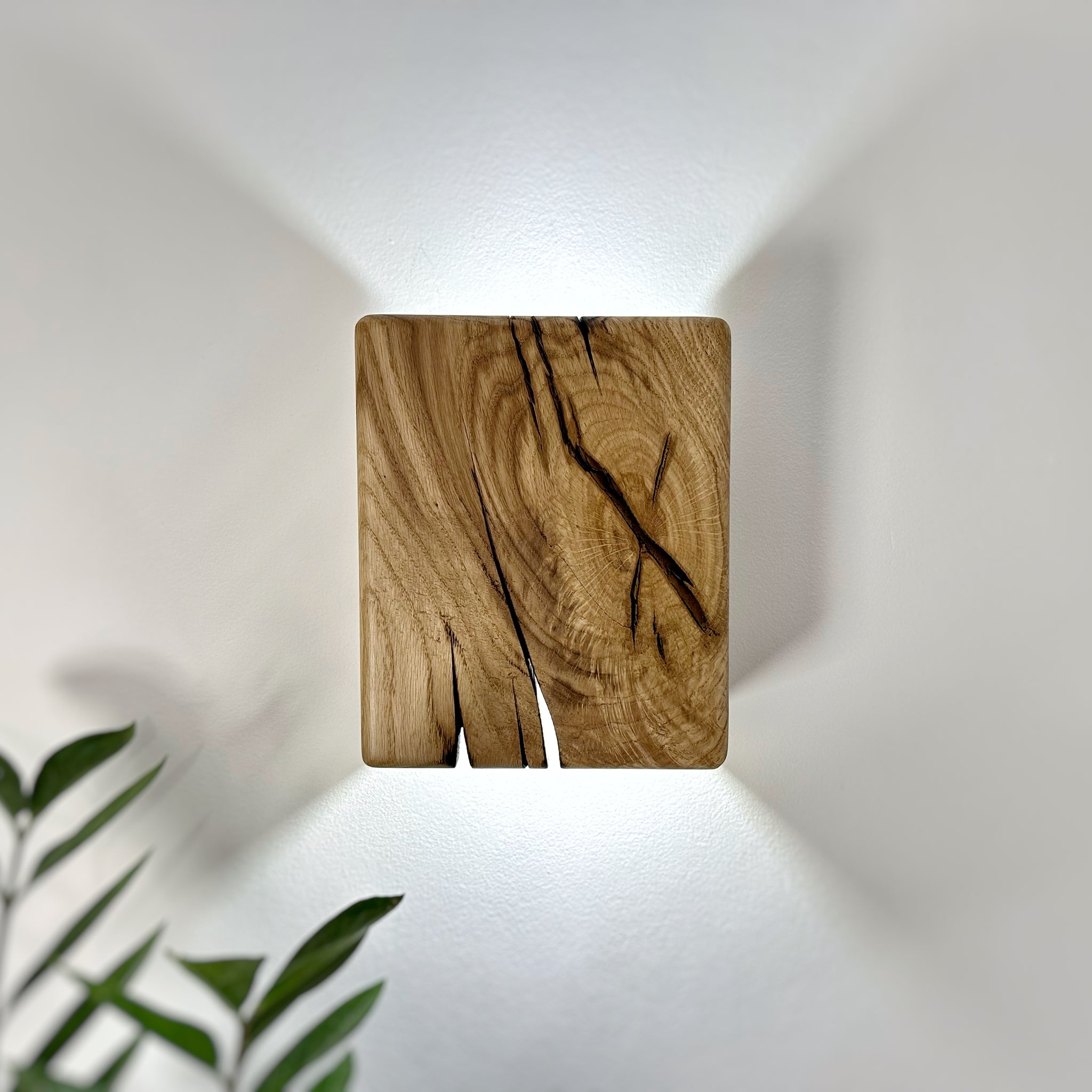 Wooden wall sconce - Stih 1704 - Medium