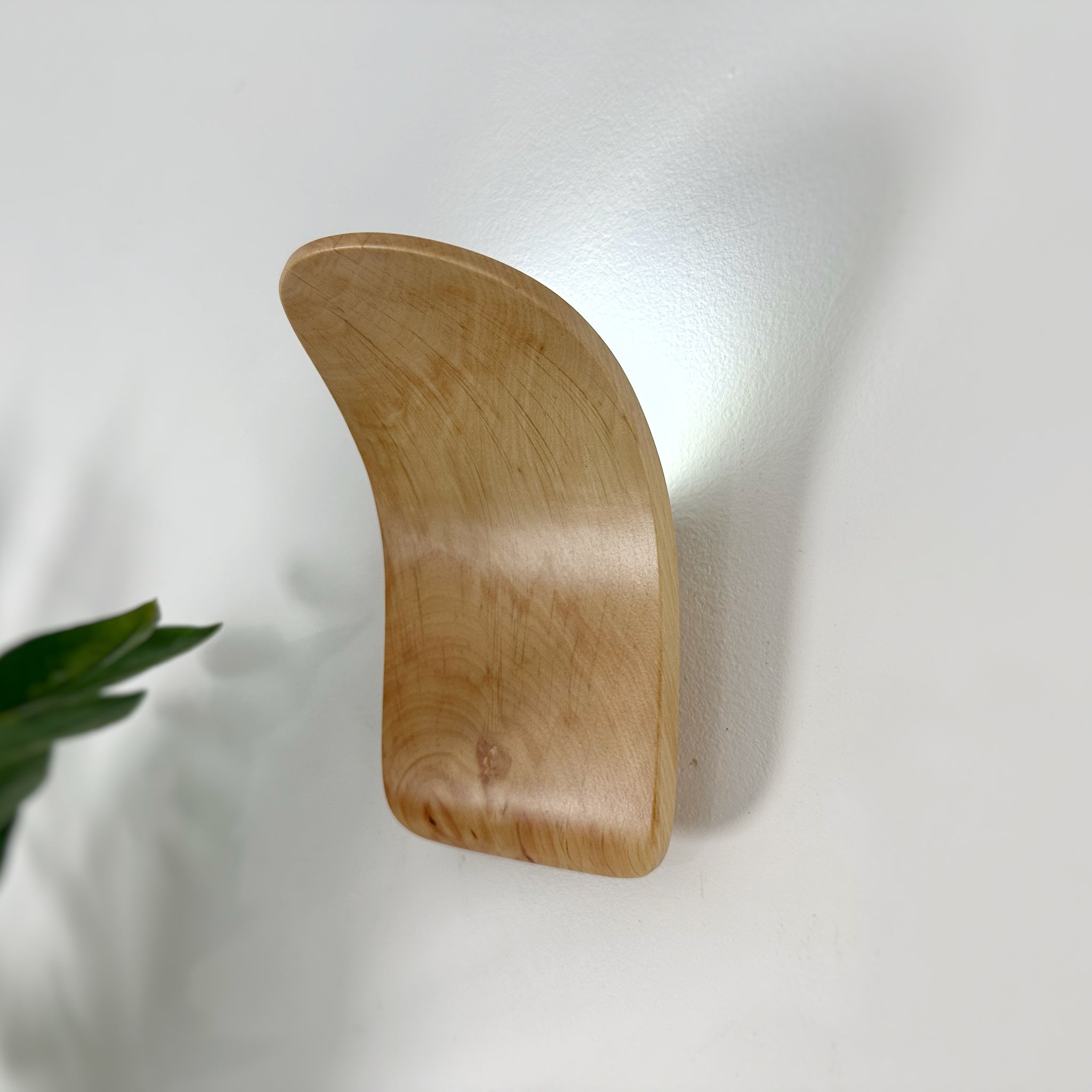 Curved wooden wall sconce - Jadarmi 1634