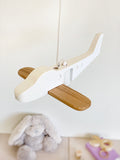 Airplane hanging lamp, pendant lights, chandelier lighting, nightlight, kids baby room nursery decor, custom congratulations postpartum gift