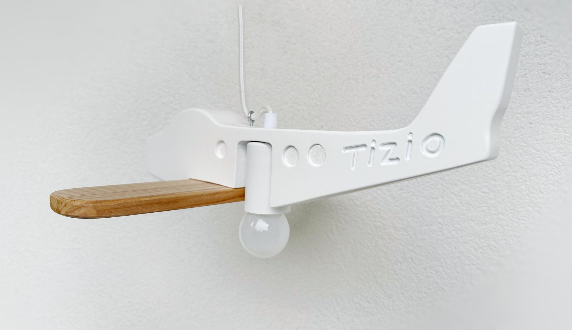 Handmade Airplane lamp, kids ceiling wooden light, nursery chandelier, custom baby name on lamp, baby boy gift personalized, baby shower
