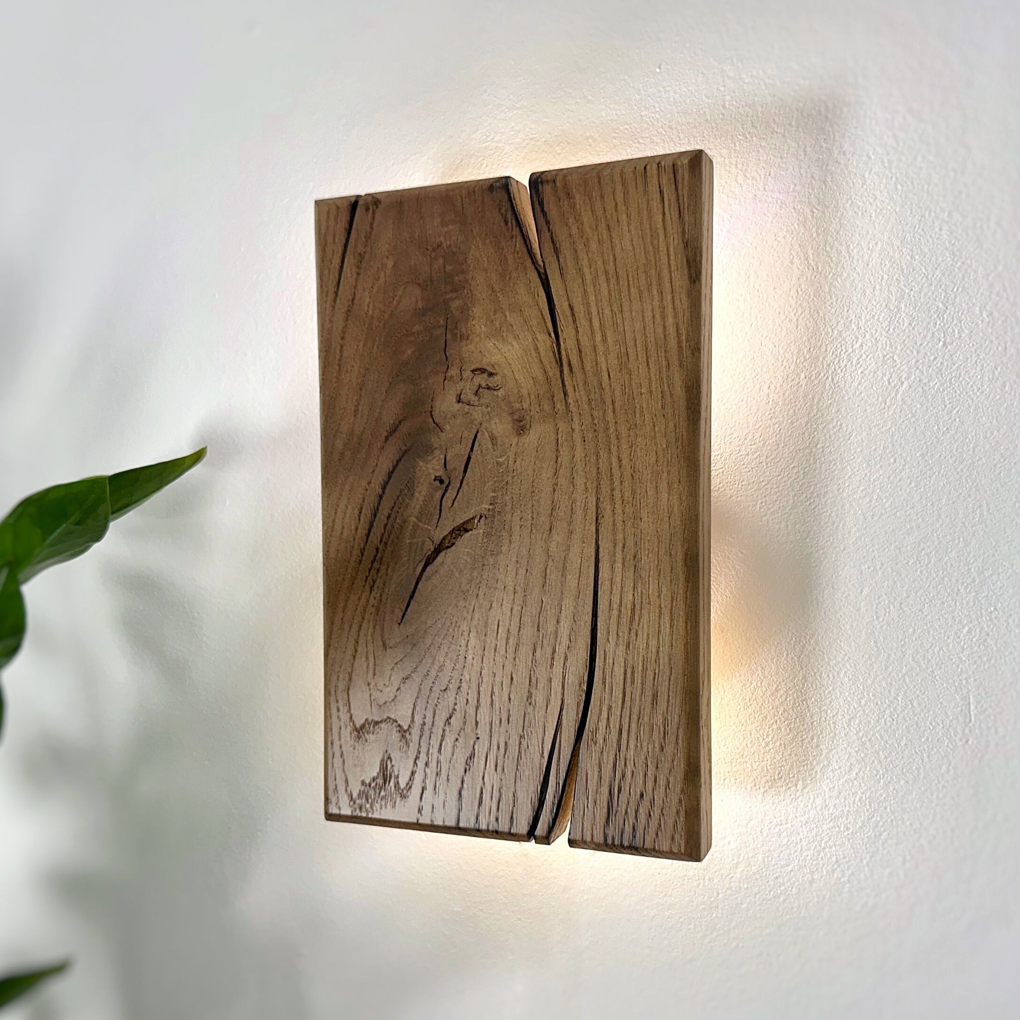 Handmade wandlampe wood plug in wall sconce or with switch fixture, custom size wall bedside lamp,lighting, lampshades, wood oak wall lights