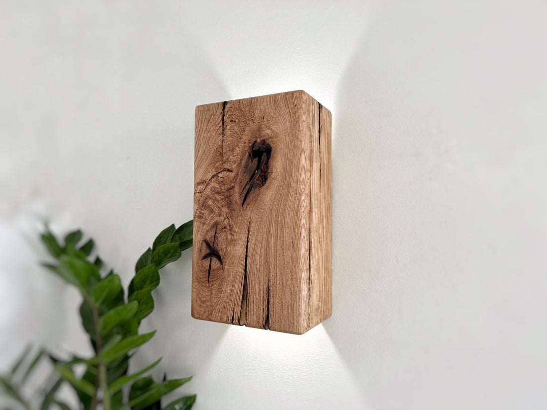 Handmade wood plug in wall lamp sconce or with switch fixture, custom size wall bedside lamp, sconce lighting, lampshades, wood wall lights