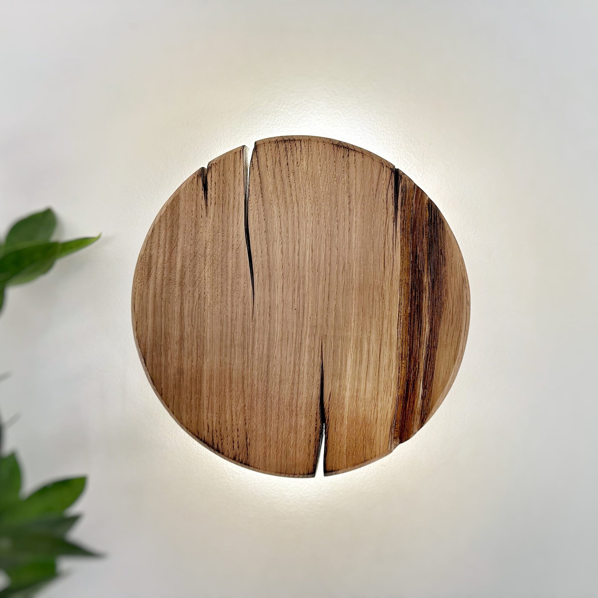 Round wall sconce or with switch fixture, custom size wall bedside lamp, sconce lighting, lampshade, wood oak wall light, wandlampe,lighting