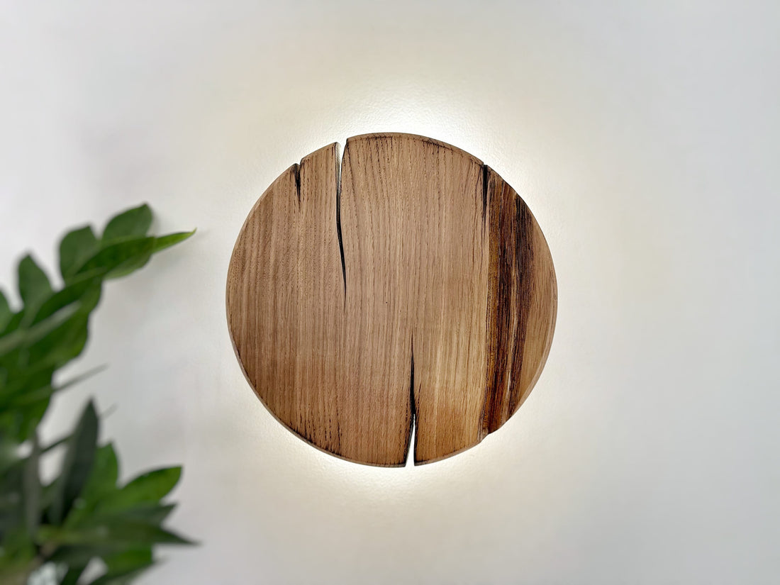 Round wall sconce or with switch fixture, custom size wall bedside lamp, sconce lighting, lampshade, wood oak wall light, wandlampe,lighting