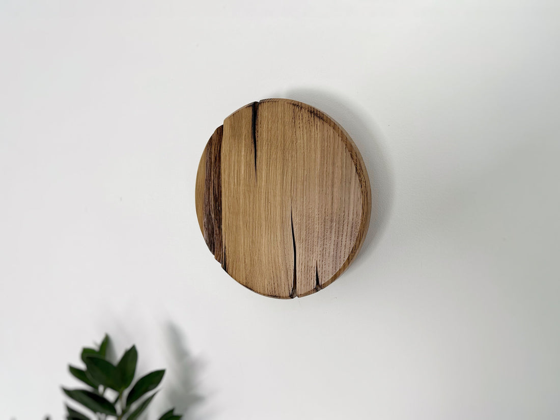 Round wall sconce or with switch fixture, custom size wall bedside lamp, sconce lighting, lampshade, wood oak wall light, wandlampe,lighting