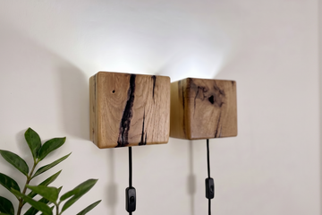 Plug-in Wooden wall sconce - Stih 1704 - Small